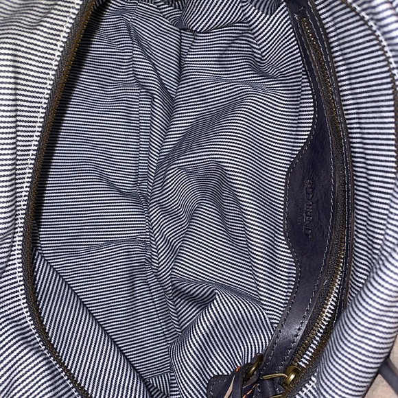 OLD TREND Sprout handcrafted leather vintage LG tote bag + pouch OMBREGRAY NWT - Picture 4 of 7